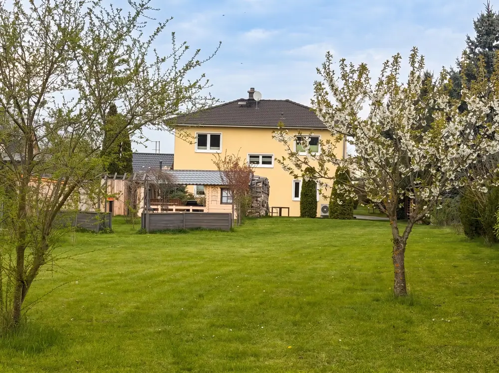 Garten des Hauses in Zwenkau
